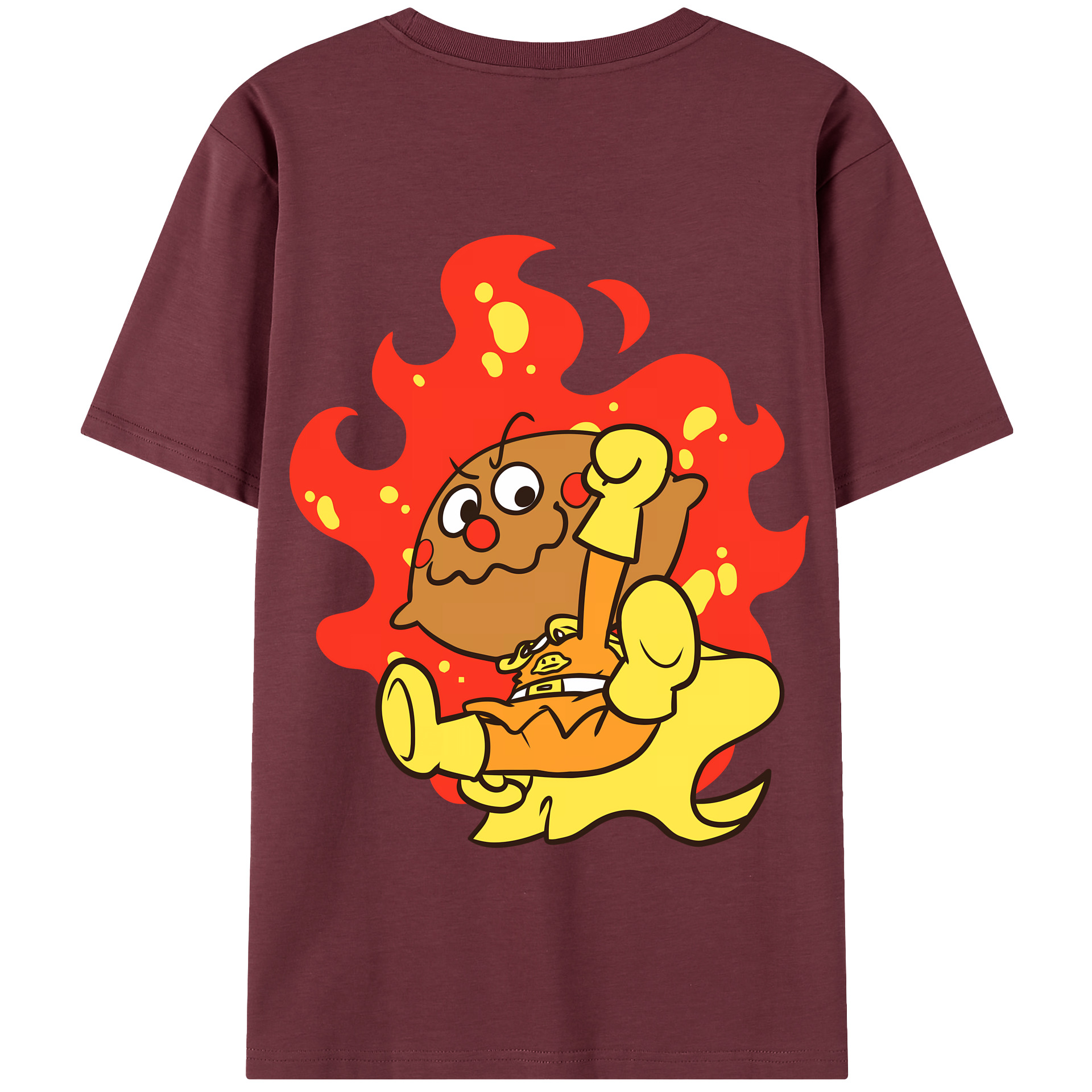 （画像用） アンパンマン Anpanman 綿100％半袖Tシャツ（背面プリント）